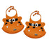 AussieSuperStore Homeware Supplies Reusable Washable BPA-FREE Silicone Baby & Toddler Bibs Orange Reusable Washable Baby & Toddler Bibs | Feeding Bids for Babies CBBIBORGX2